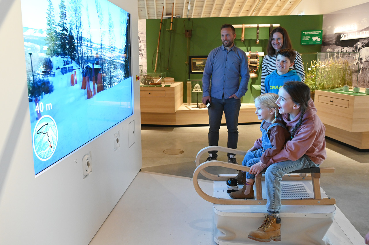 An indoor sledge ride. Photo: Sonja Karnath © Stadt Sonthofen